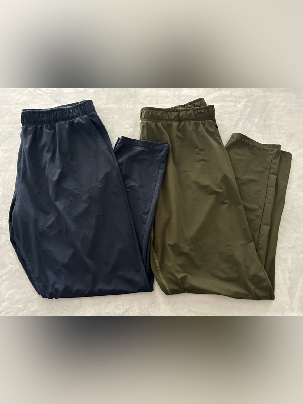 ZYIA ACTIVE XXXL Athletic 2 Pairs Navy Blue Olive Green Pockets Active Pants